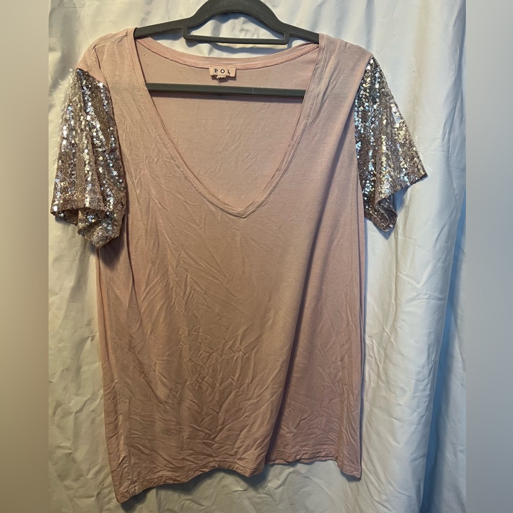 Pol sequin shirt